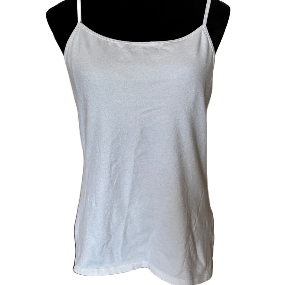 Style & Co. White Adjustable Tank Top